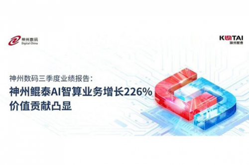 三亿体育数码三季度业绩报告：神州AI智算业务增长226%，价值贡献凸显